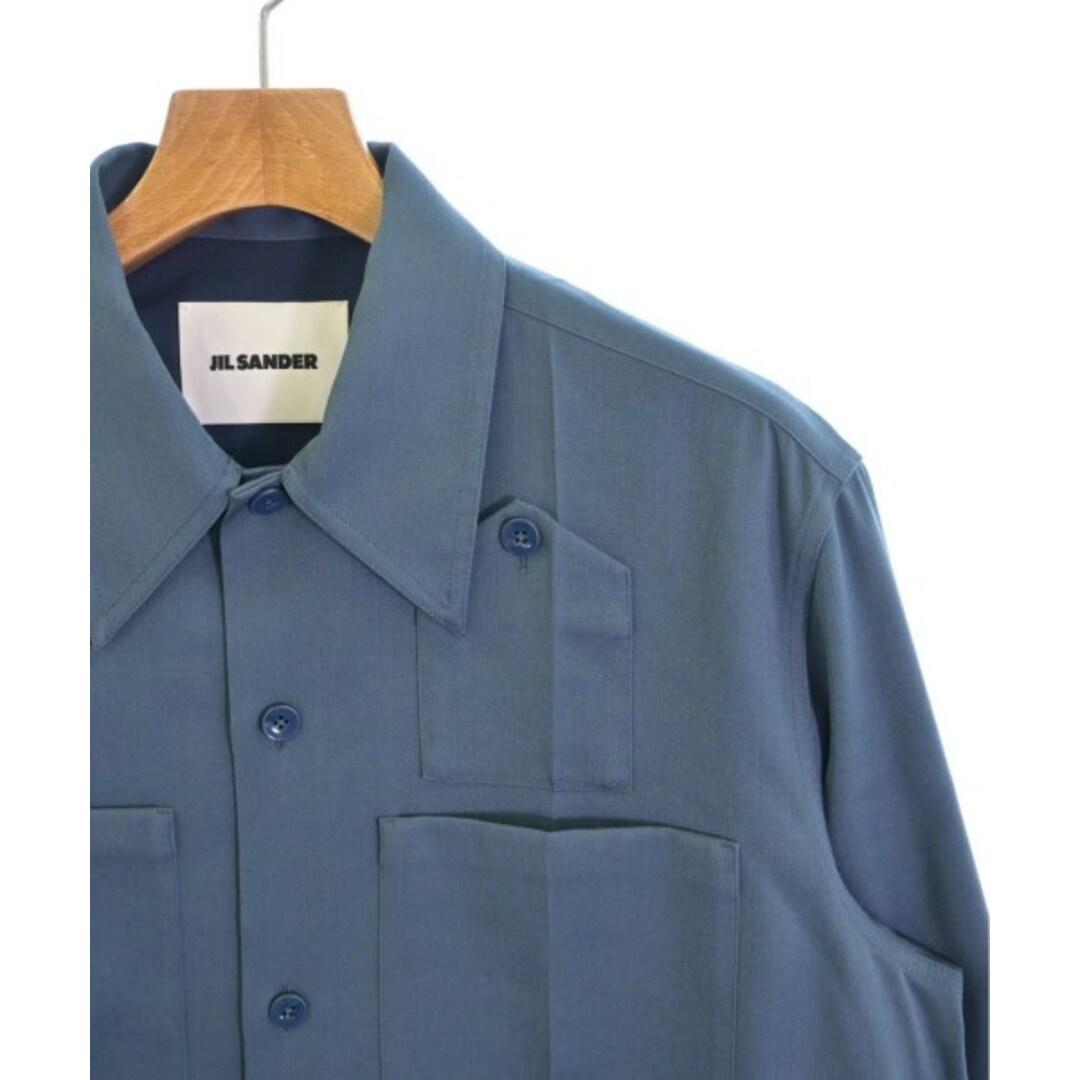 JIL SANDER ジルサンダー カジュアルシャツ 39(M位) 紺系