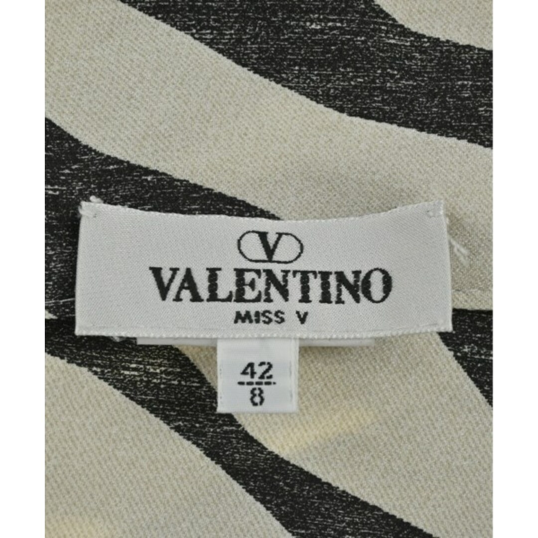 VALENTINO ヴァレンティノ ストール - 白系x黒(ゼブラ) 2