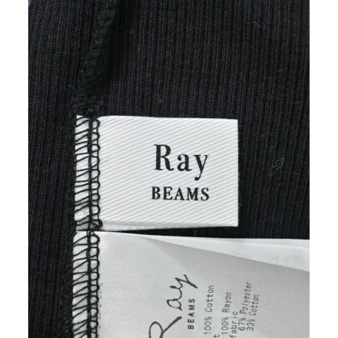 Ray BEAMS(レイビームス)のRay Beams レイビームス Tシャツ・カットソー -(XS位) 黒 【古着】【中古】 レディースのトップス(カットソー(半袖/袖なし))の商品写真