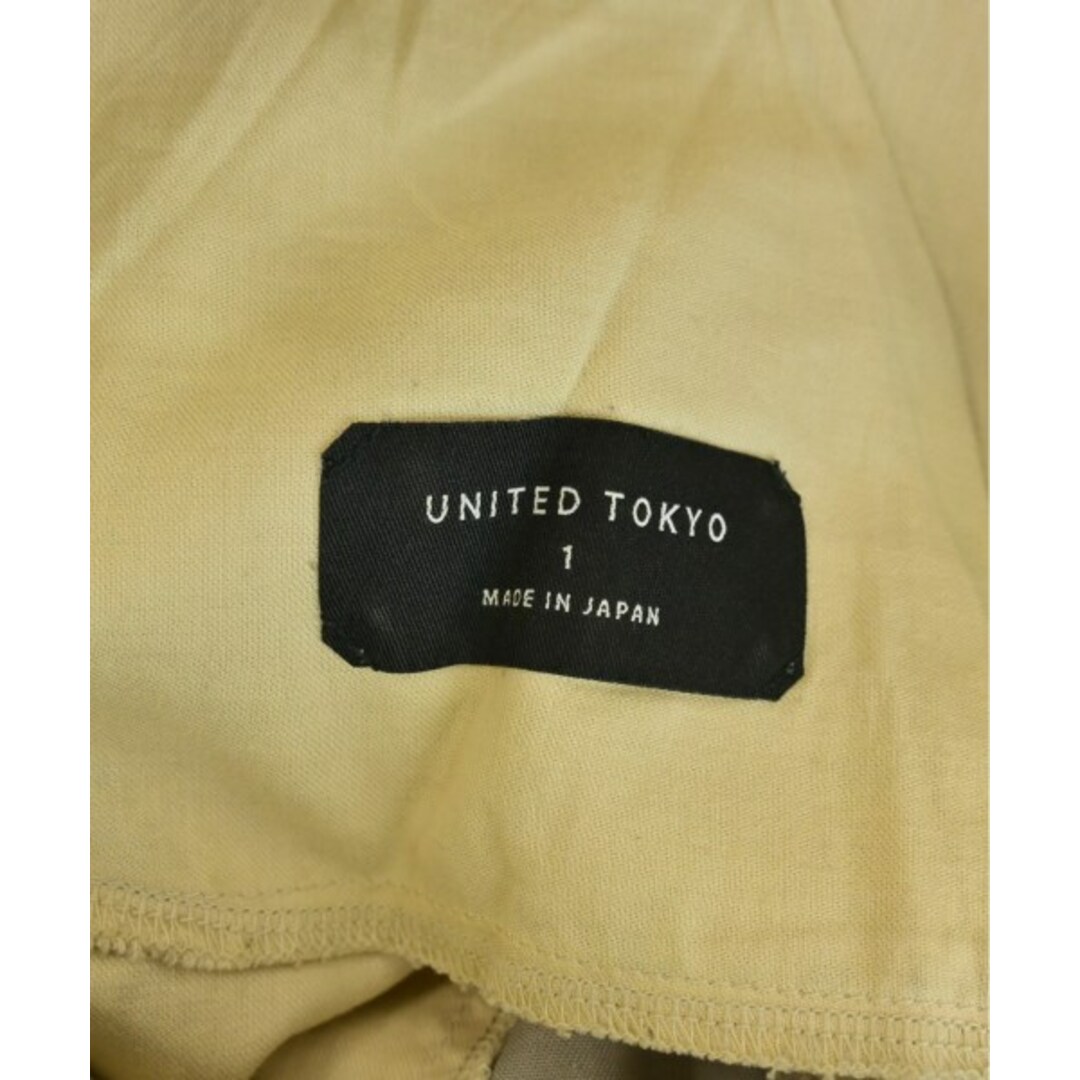 UNITED TOKYO(ユナイテッドトウキョウ)のUNITED TOKYO スラックス 1(S位) ベージュ 【古着】【中古】 メンズのパンツ(スラックス)の商品写真