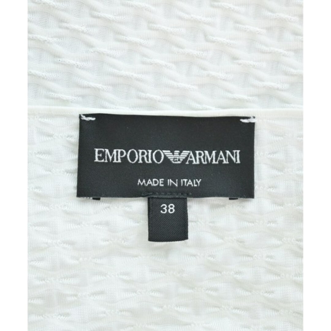 Emporio Armani(エンポリオアルマーニ)のEMPORIO ARMANI Tシャツ・カットソー 38(S位) 白 【古着】【中古】 レディースのトップス(カットソー(半袖/袖なし))の商品写真