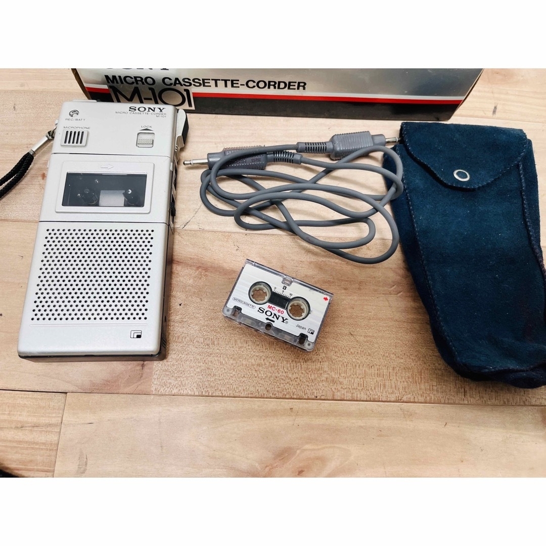 SONYマイクロカセットテープレコーダー M-101 ジャンク
