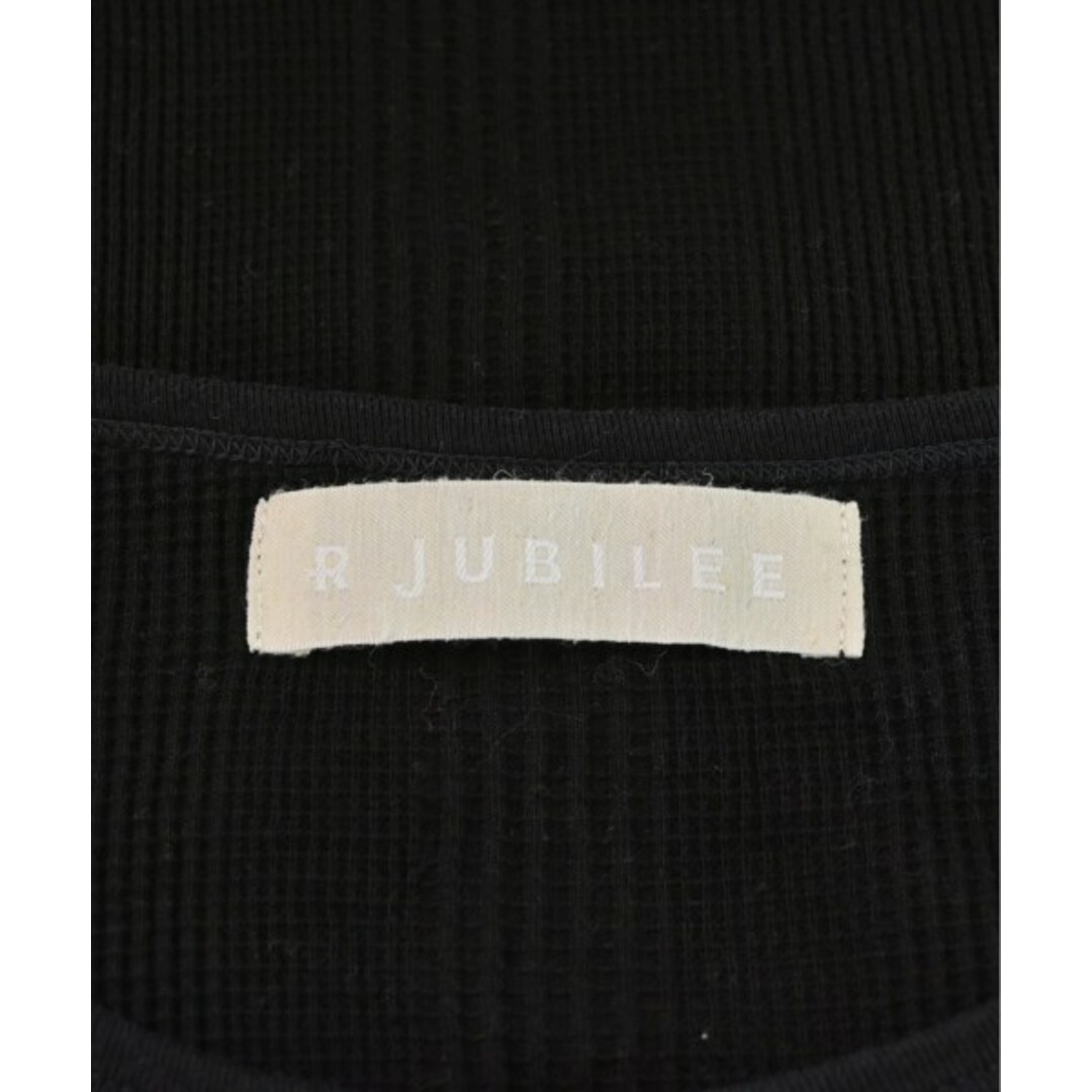 R JUBILEE(アールジュビリー)のR JUBILEE アールジュビリー Tシャツ・カットソー S 黒 【古着】【中古】 レディースのトップス(カットソー(半袖/袖なし))の商品写真