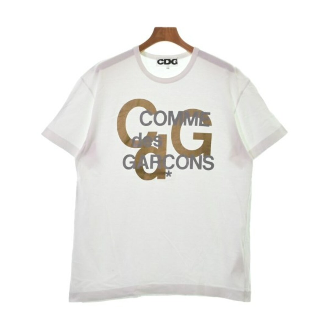 CDG シーディージー Tシャツ・カットソー XXL 白