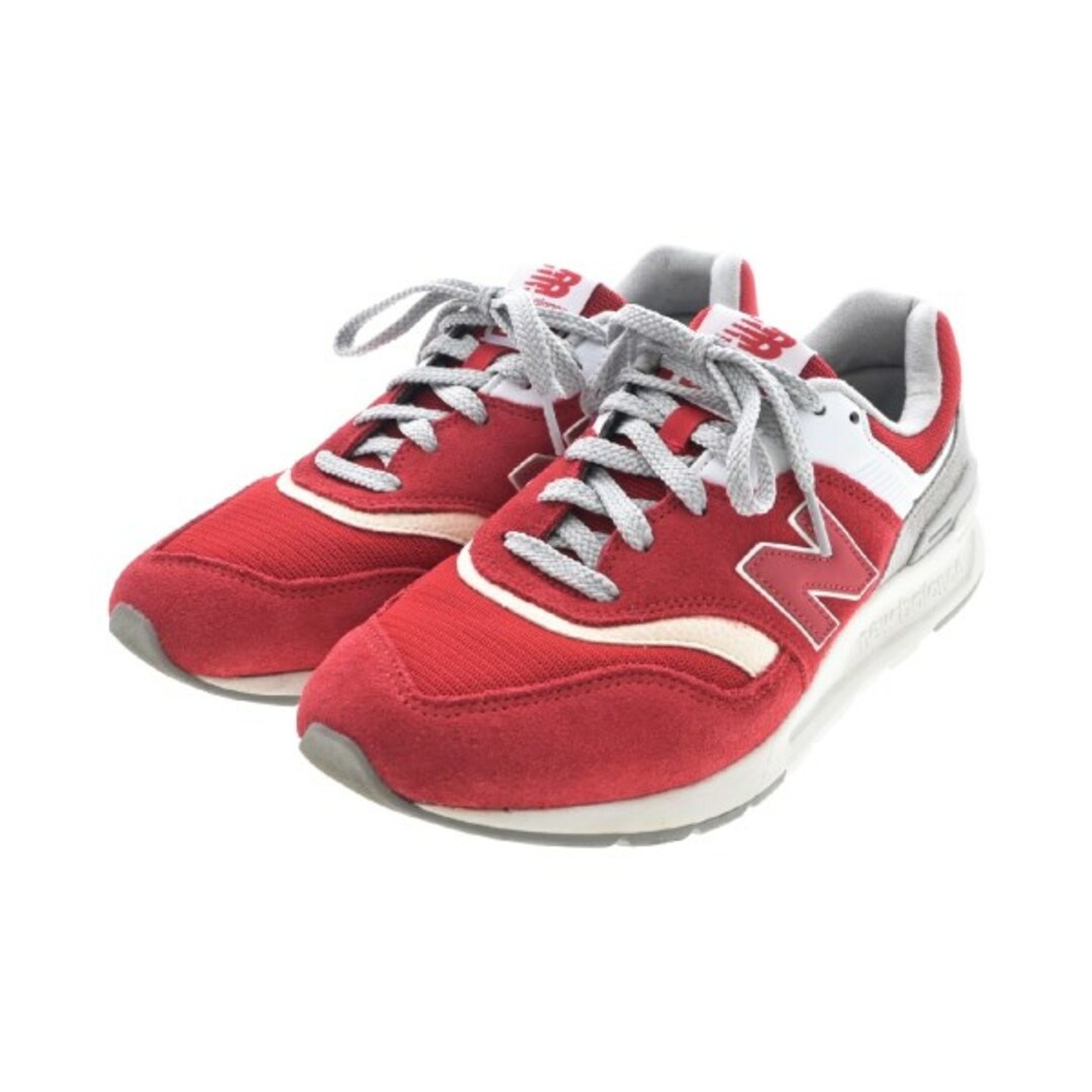 New Balance ニューバランス スニーカー 27cm 赤xグレーx白等