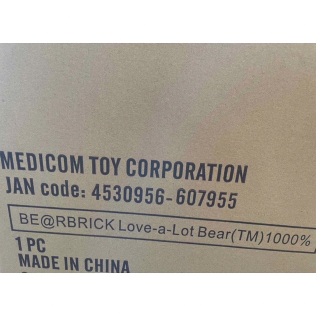 MEDICOM TOY - 未開封品 BE@RBRICK Love-a-Lot Bear(TM) 1000％の通販