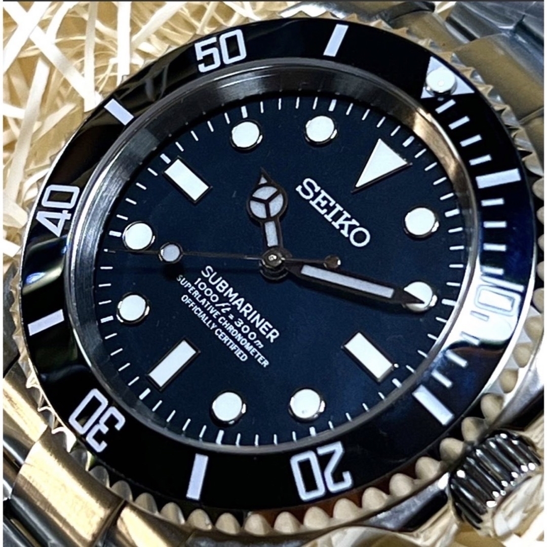 SEIKO(セイコー)のSEIKO MOD /カスタム /NH35搭載 /サブマリーナオマージュ４1ｍｍ メンズの時計(腕時計(アナログ))の商品写真