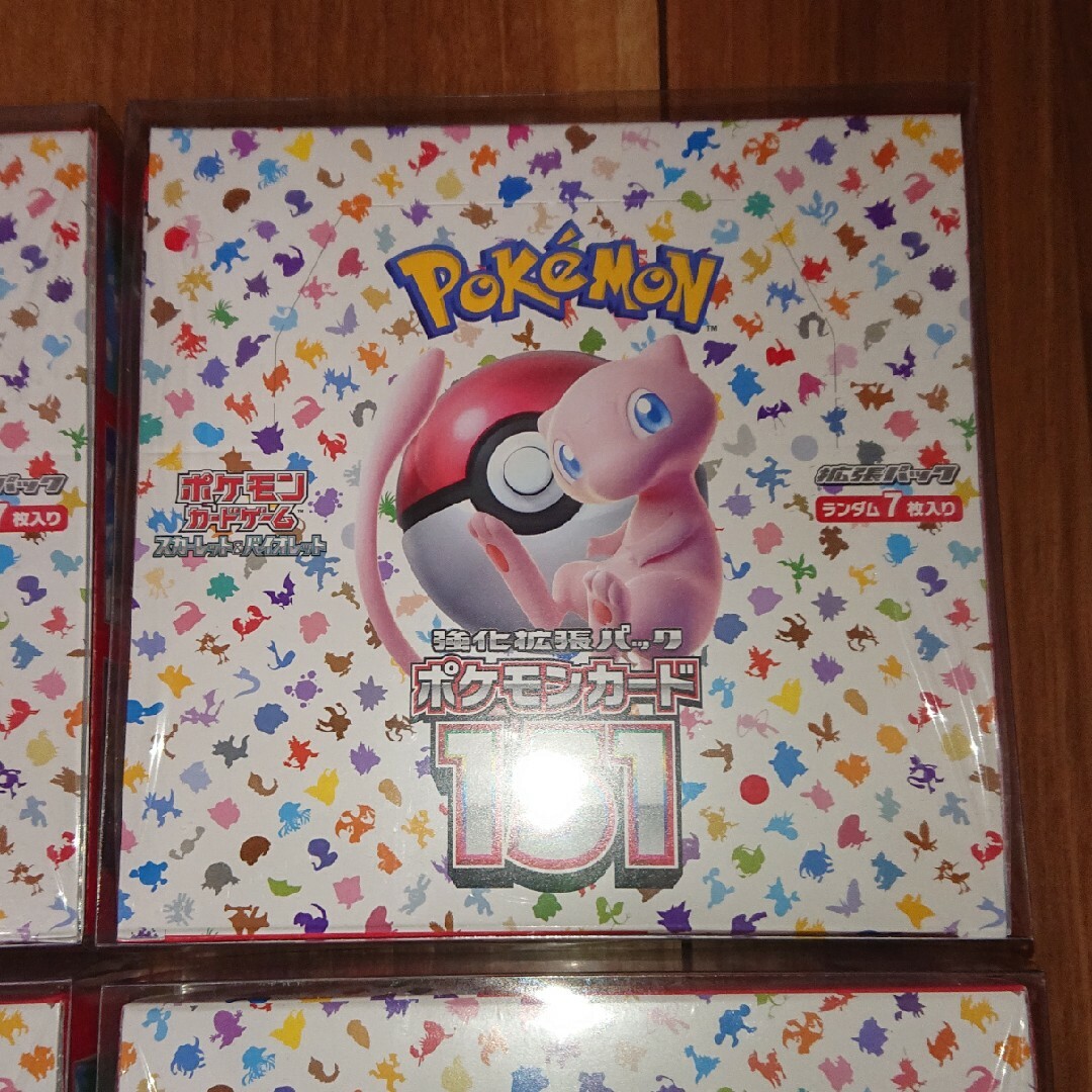 ポケモン - ポケカ ポケモンカード 151 シュリンク付き 4box 新品未 ...