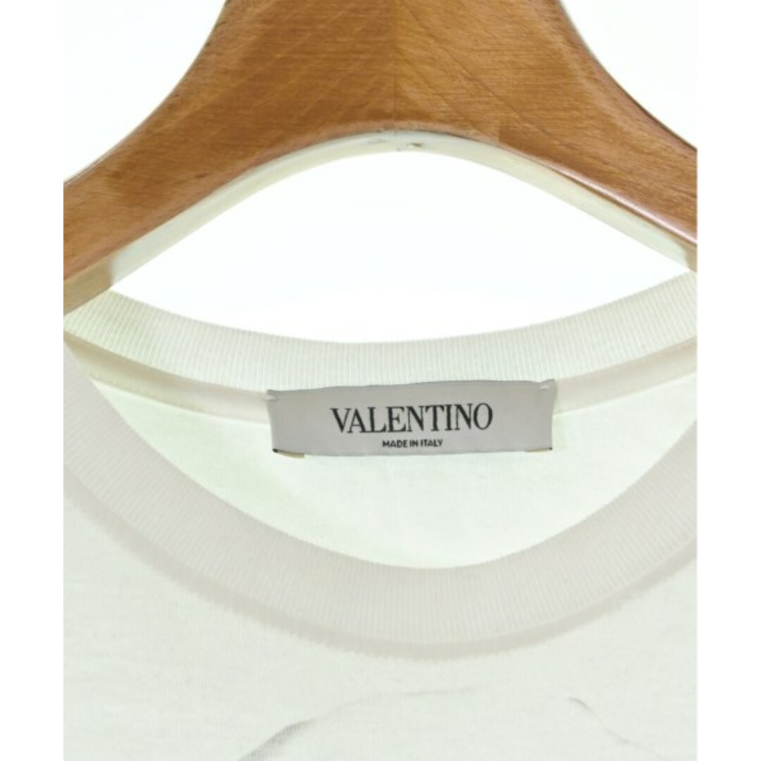 VALENTINO(ヴァレンティノ)のVALENTINO ヴァレンティノ Tシャツ・カットソー S 白 【古着】【中古】 レディースのトップス(カットソー(半袖/袖なし))の商品写真