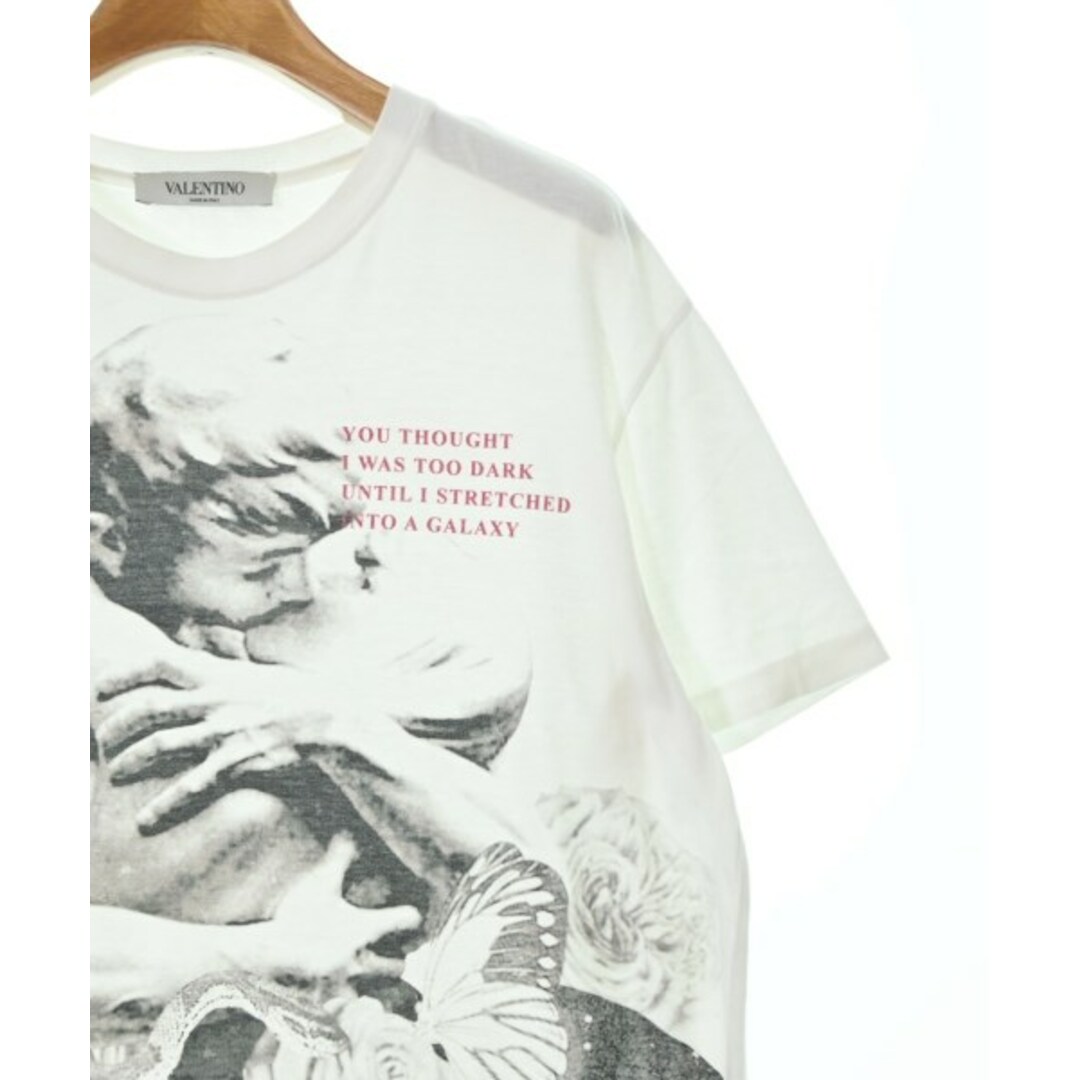 VALENTINO(ヴァレンティノ)のVALENTINO ヴァレンティノ Tシャツ・カットソー S 白 【古着】【中古】 レディースのトップス(カットソー(半袖/袖なし))の商品写真