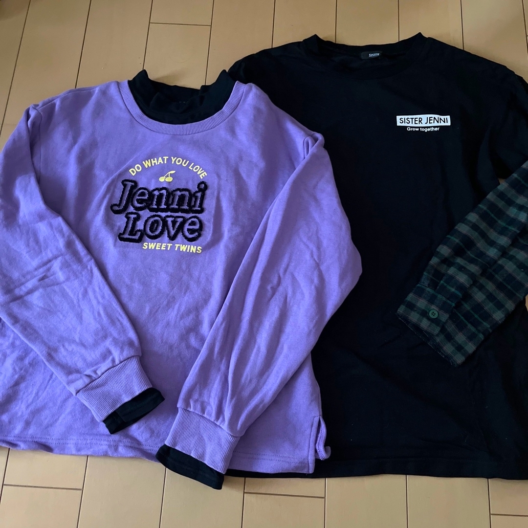 JENNI love(ジェニィラブ)のメメ様専用♡JENNIロンT2枚セット キッズ/ベビー/マタニティのキッズ服女の子用(90cm~)(Tシャツ/カットソー)の商品写真