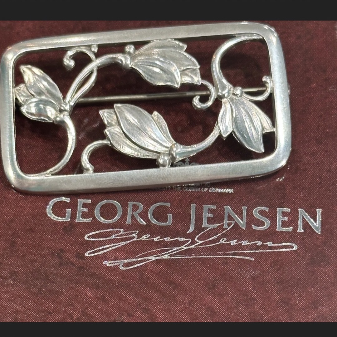 GEORGJENSEN925ブローチレディース