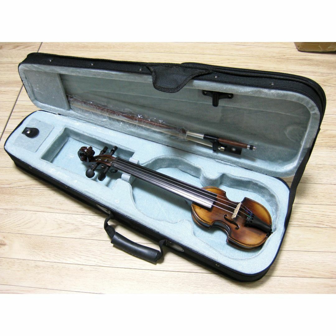 【古楽器】 ポシェット・バイオリン 1/8サイズ 小型 付属品セット 楽器の弦楽器(ヴァイオリン)の商品写真