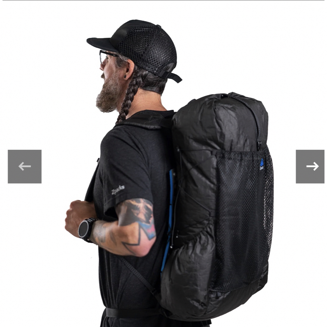 zpacks Nero Ultra 38Lバックパック（ブラック） スポーツ/アウトドアのアウトドア(登山用品)の商品写真