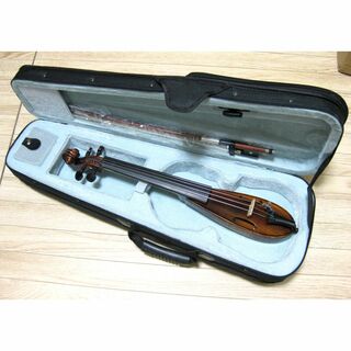 【古楽器】 ポシェット・バイオリン 1/4サイズ しずく型 付属品セット