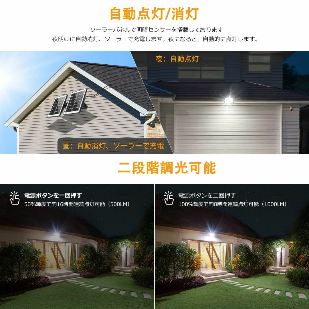 人気商品】Linke ソーラーライト 屋外・屋内兼用 常時点灯 分離型 ソーラの通販 by SYK-shop's|ラクマ