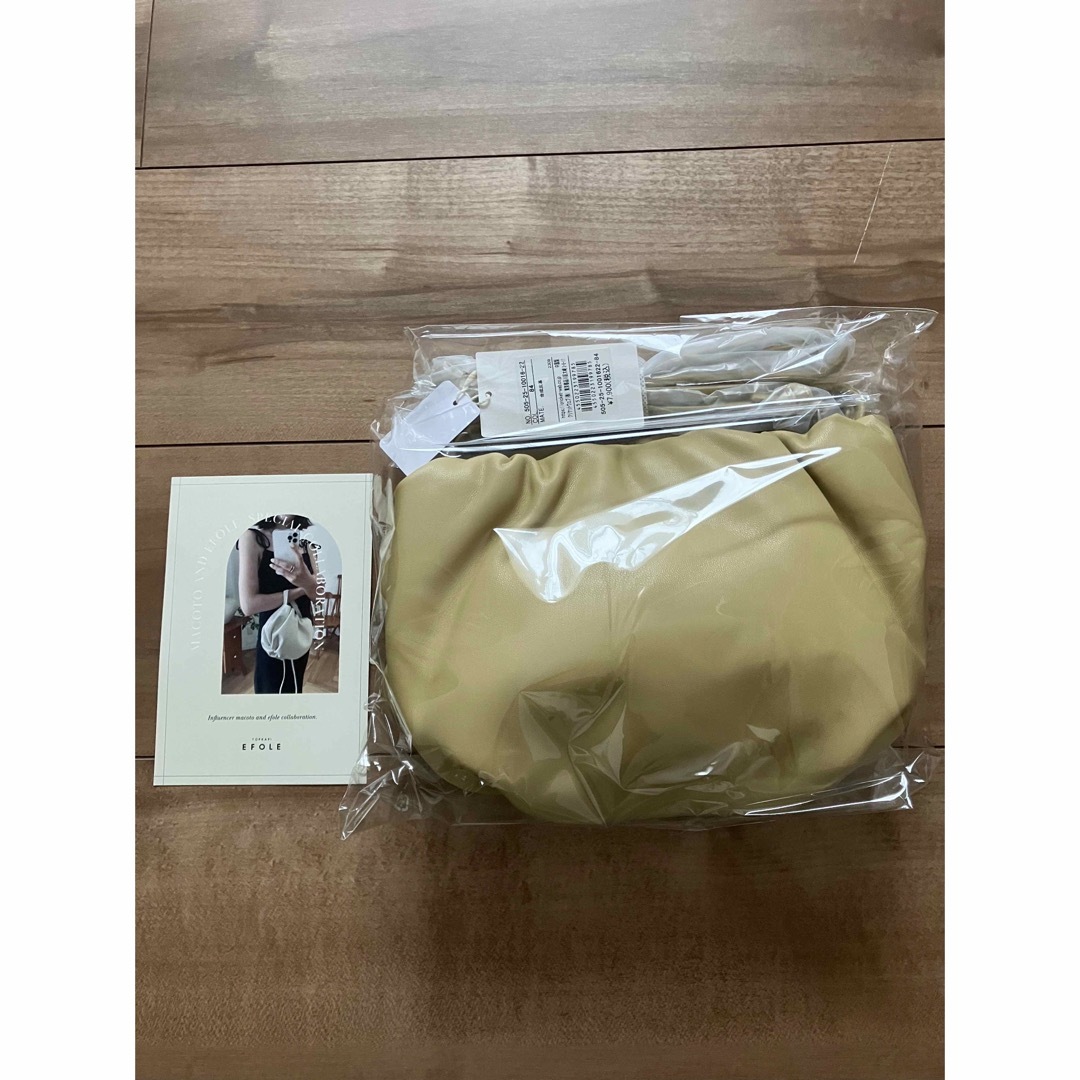 TOPKAPI(トプカピ)のmacoto ✖️ EFOLE コラボ　ギャザーミニショルダーバッグ レディースのバッグ(ショルダーバッグ)の商品写真