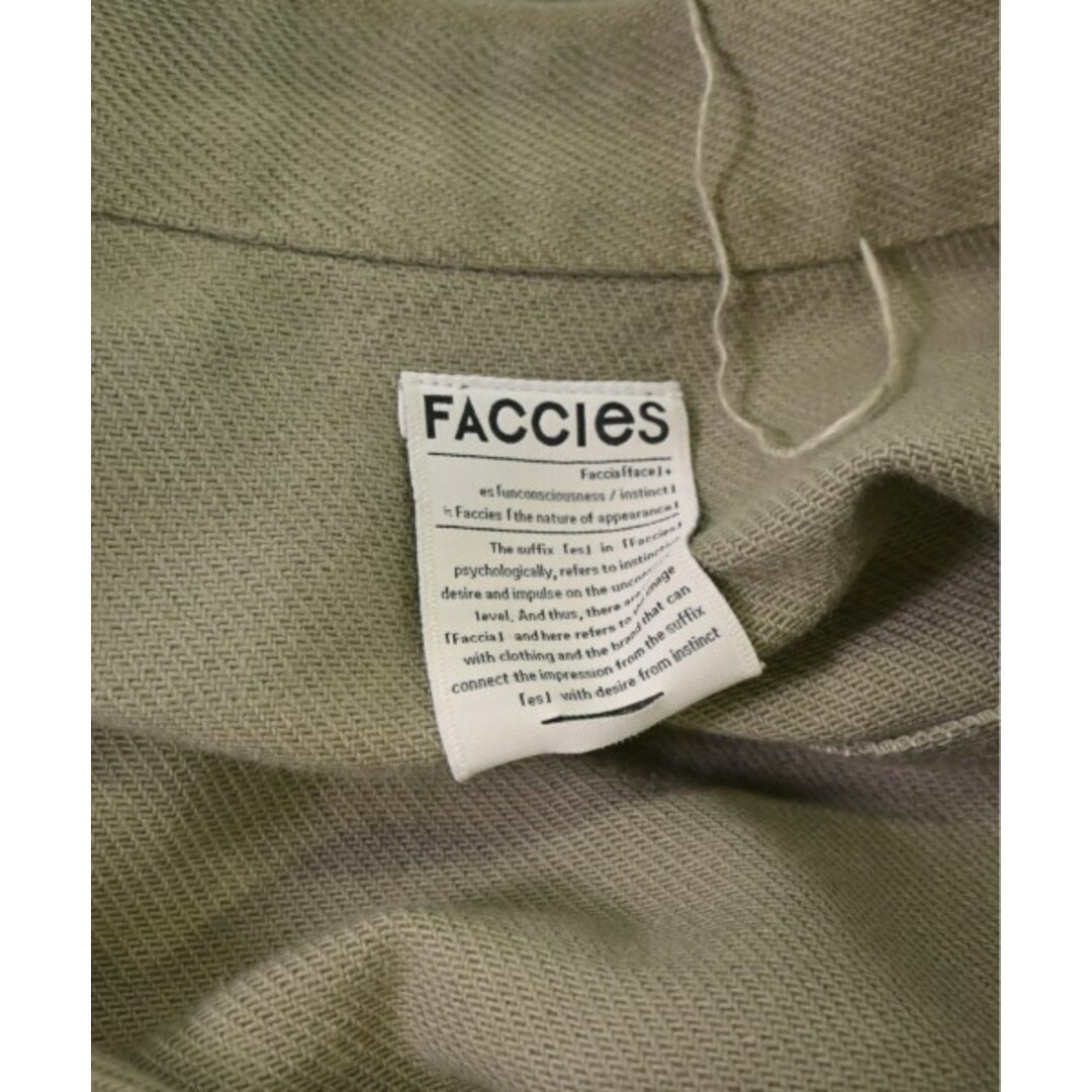 Faccies ファッチーズ デニムジャケット 1(S位) カーキ - Gジャン
