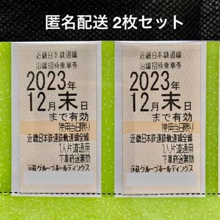  【匿名配送】近鉄 株主優待 2枚セット 近畿日本鉄道(その他)