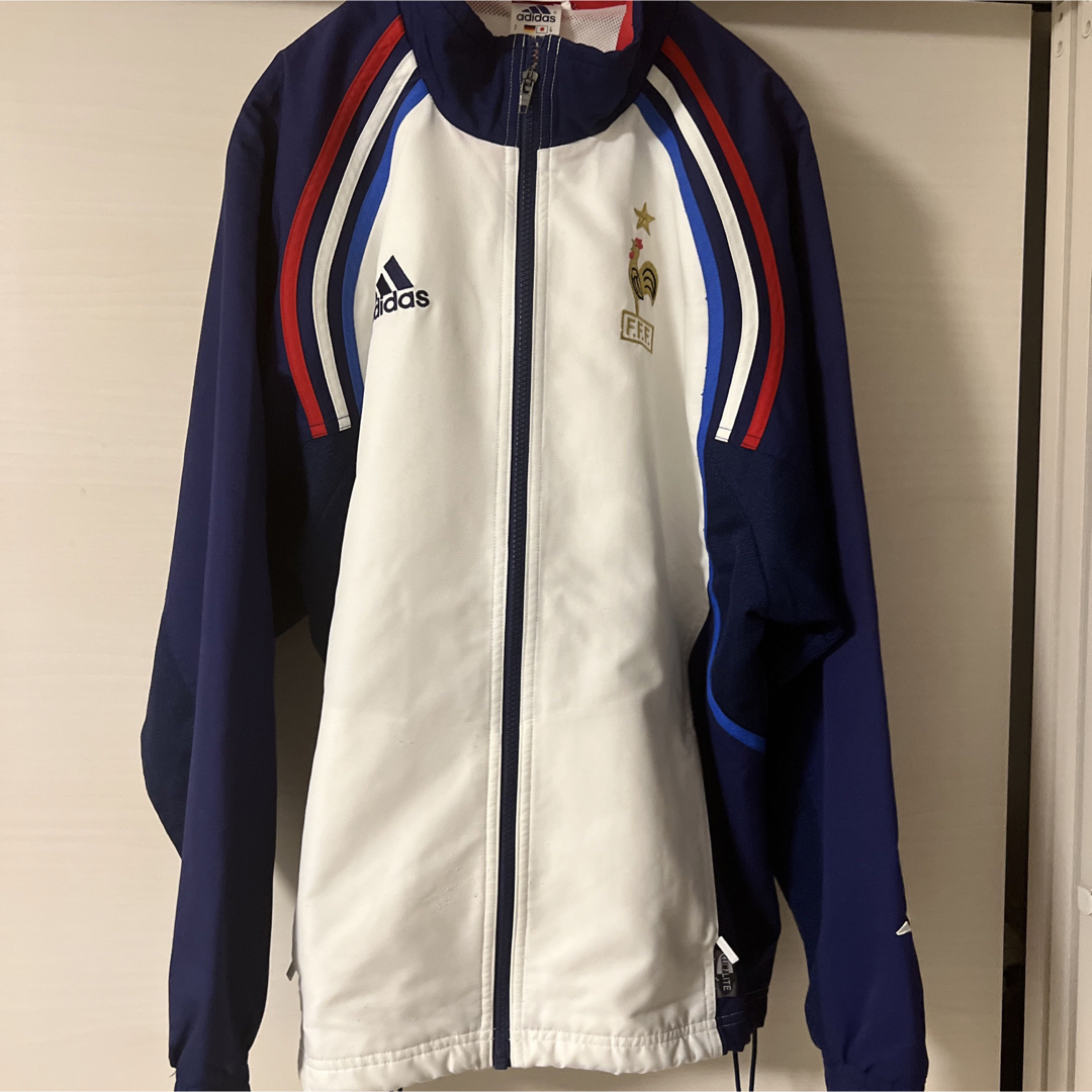 【希少色】adidas トラックジャケット/ジャージ セットアップ カーキ L