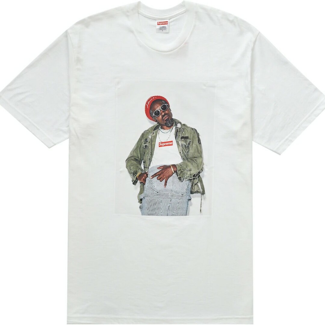 Supreme(シュプリーム)のSupreme Andre 3000 Tee white XXLシュプリーム メンズのトップス(Tシャツ/カットソー(半袖/袖なし))の商品写真
