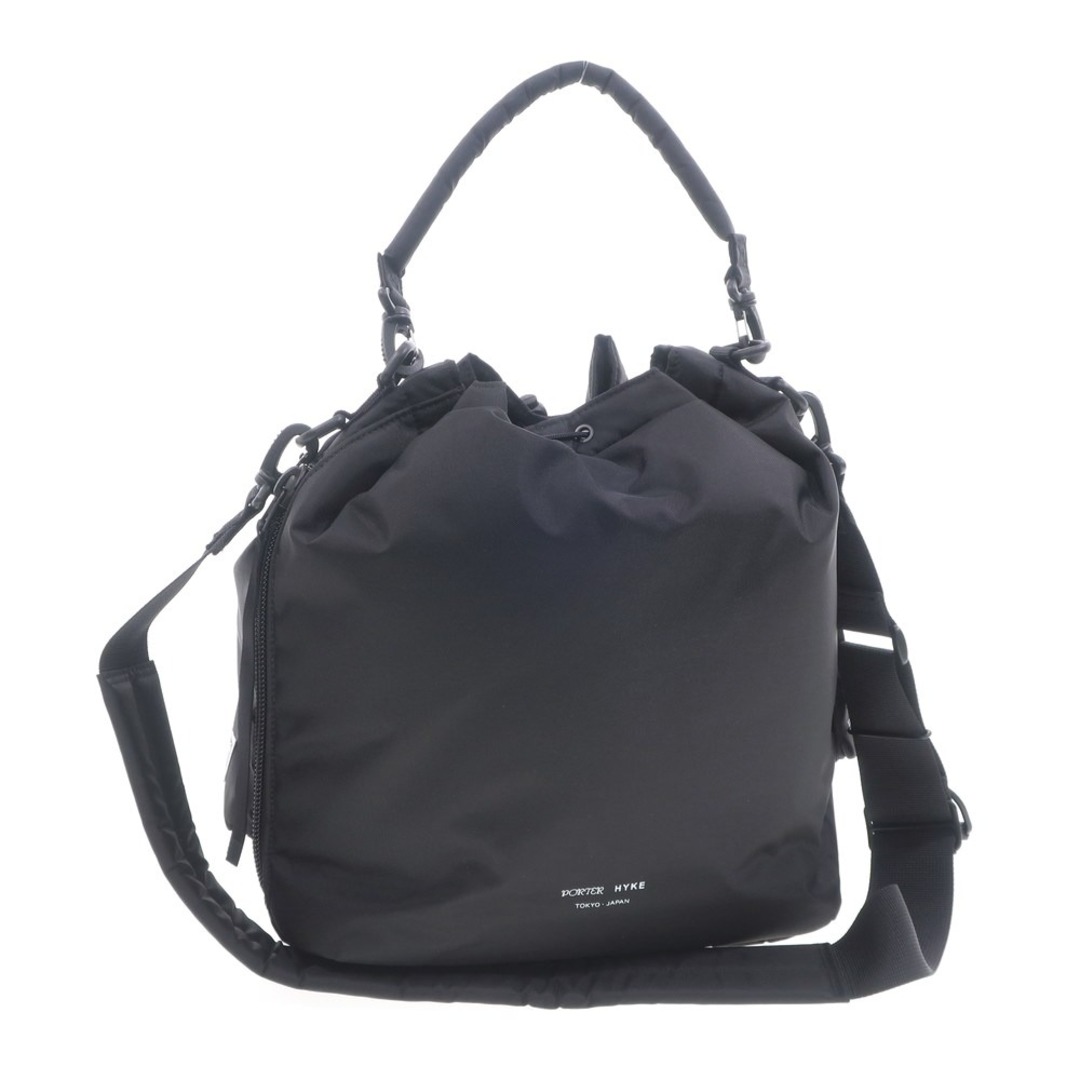 HYKE(ハイク)の【中古】ハイク HYKE × PORTER 2 WAY TOOL BAG L ナイロン ショルダーバッグ ブラック【W40xH35xD18】【ユニセックス】 レディースのバッグ(ショルダーバッグ)の商品写真