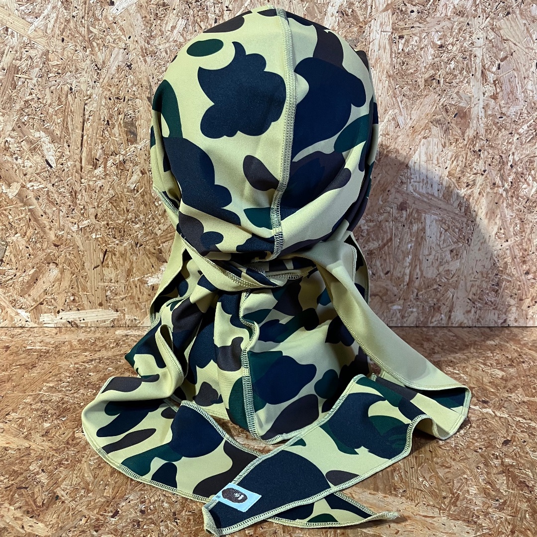 メンズA BATHING APE BAPE DU-RAG ドゥーラグ イエロー