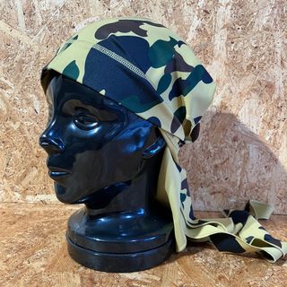 メンズA BATHING APE BAPE DU-RAG ドゥーラグ イエロー