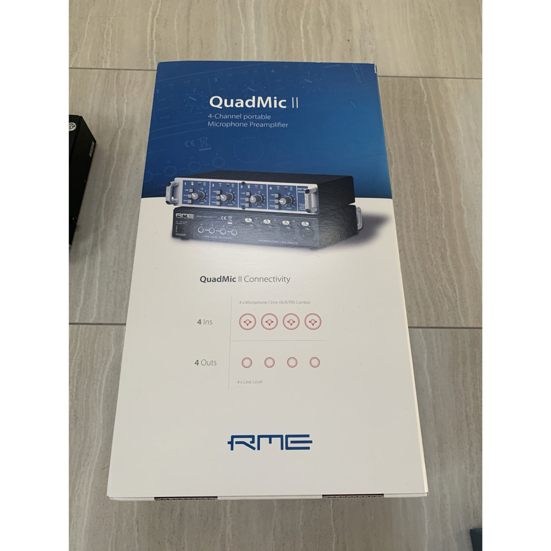 RME QuadMic II 4チャンネル モバイルマイクプリアンプ 楽器のレコーディング/PA機器(その他)の商品写真