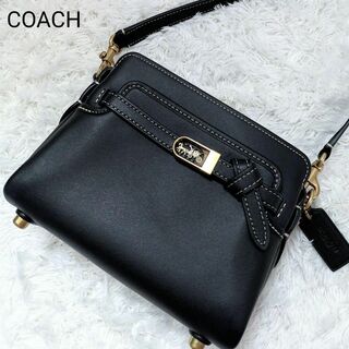 COACH - 極美品✨コーチ ショルダーバッグ 黒 テートキャリーオール