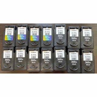 使用済みインクカートリッジ　14個(PC周辺機器)