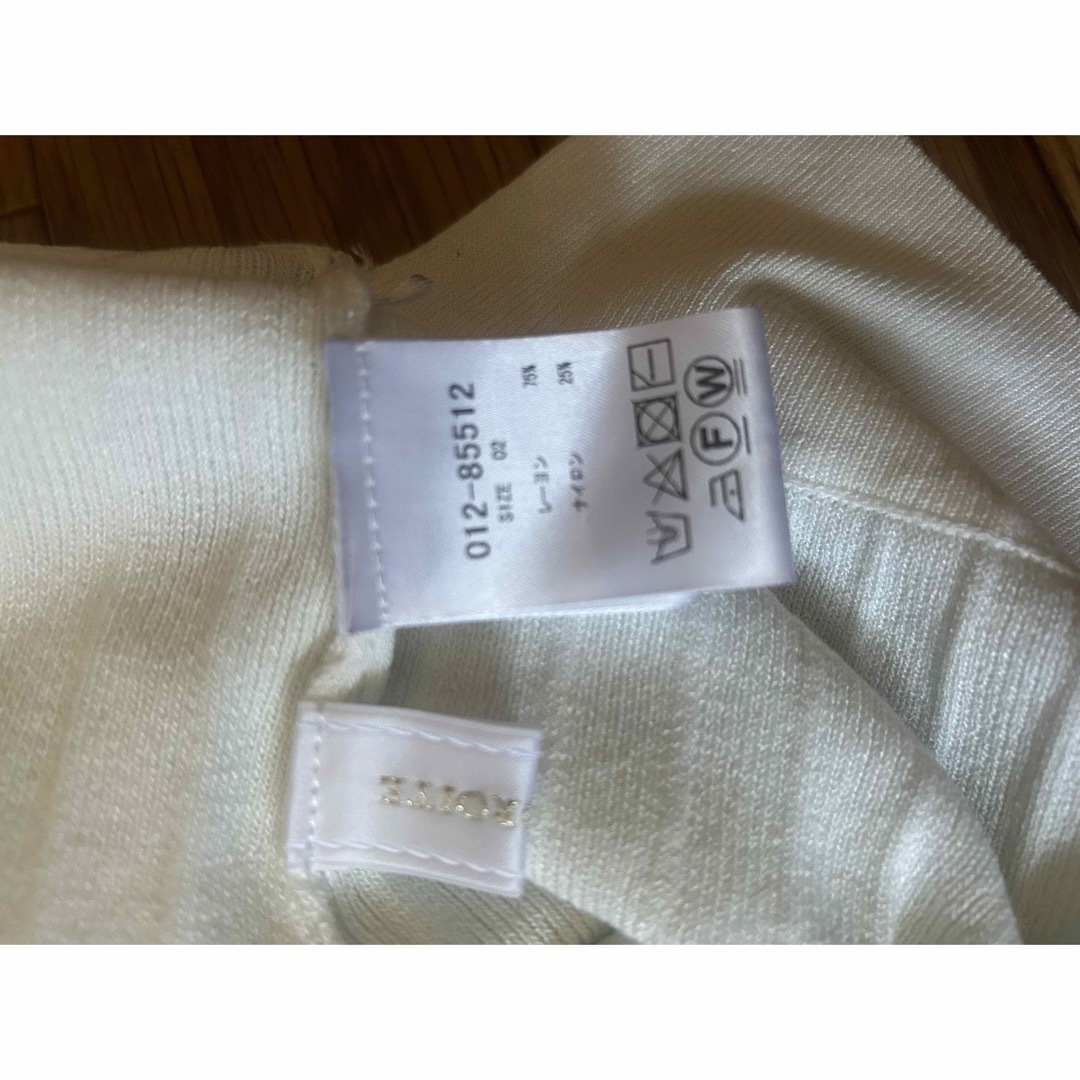 RIVE DROITE(リヴドロワ)のホワイトサマーセーター　　❸ レディースのトップス(カットソー(半袖/袖なし))の商品写真