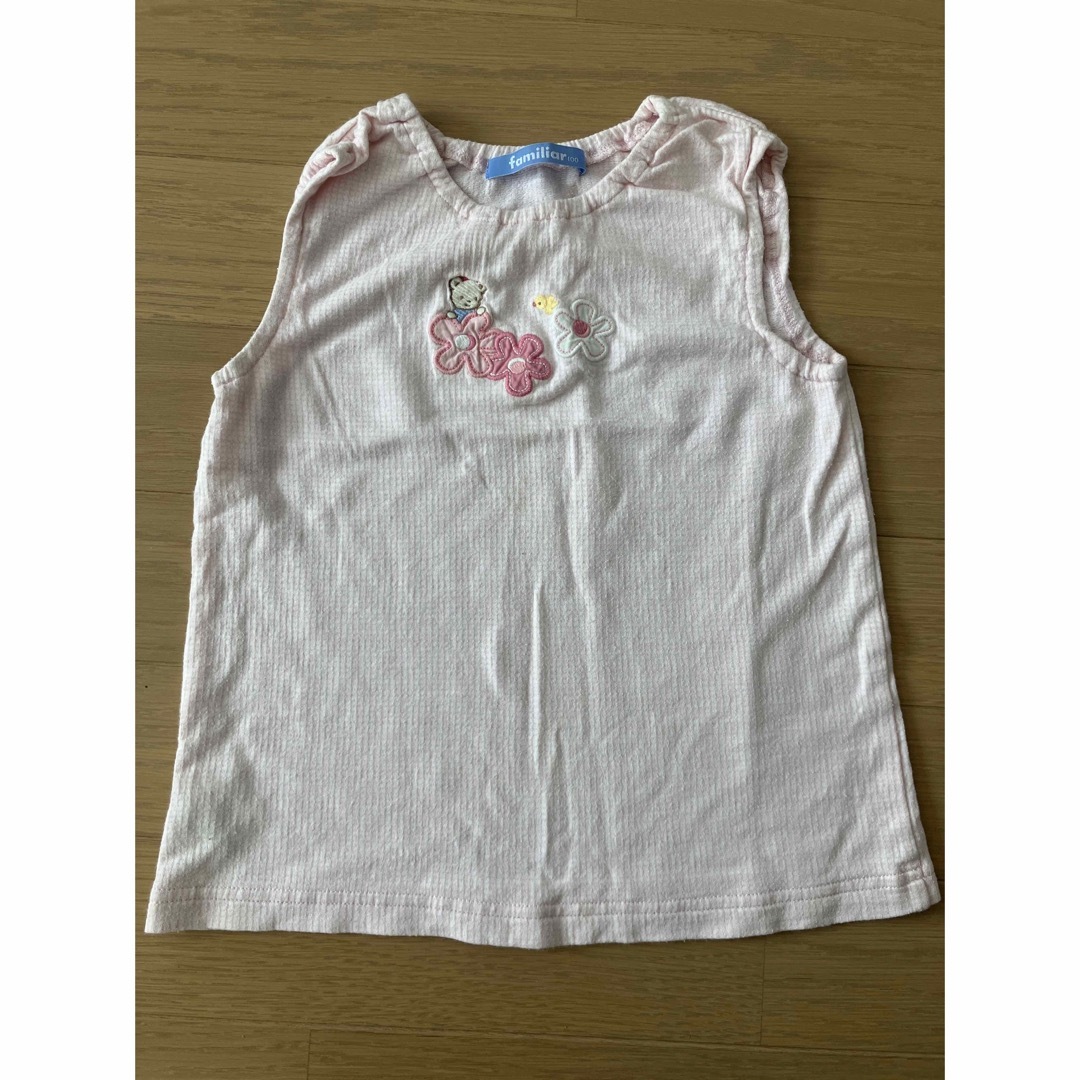 familiar(ファミリア)のファミリア　ノースリーブ キッズ/ベビー/マタニティのキッズ服女の子用(90cm~)(Tシャツ/カットソー)の商品写真