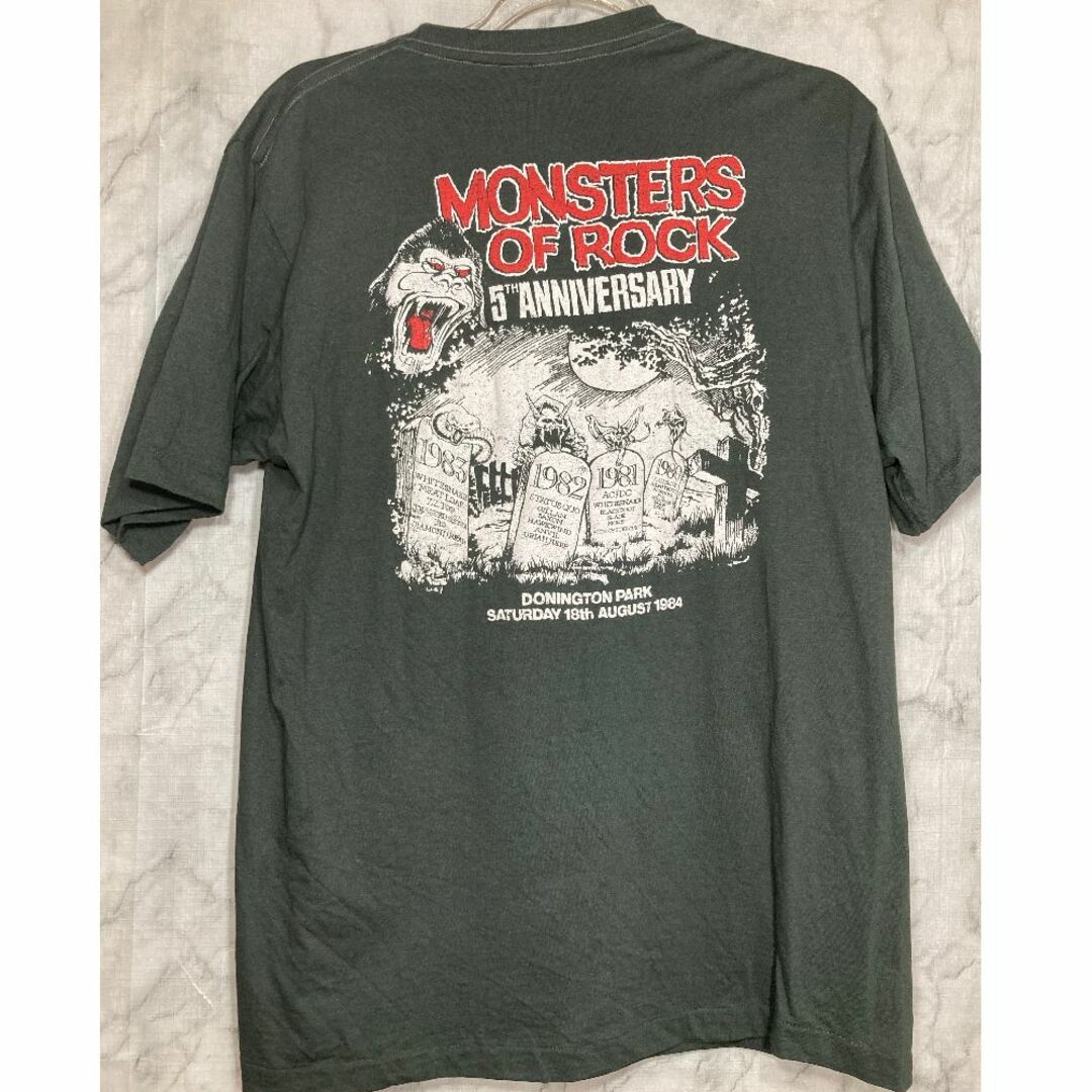 MUSIC TEE(ミュージックティー)のMonsters Of Rock Tシャツ XL 即購入OK メンズのトップス(Tシャツ/カットソー(半袖/袖なし))の商品写真