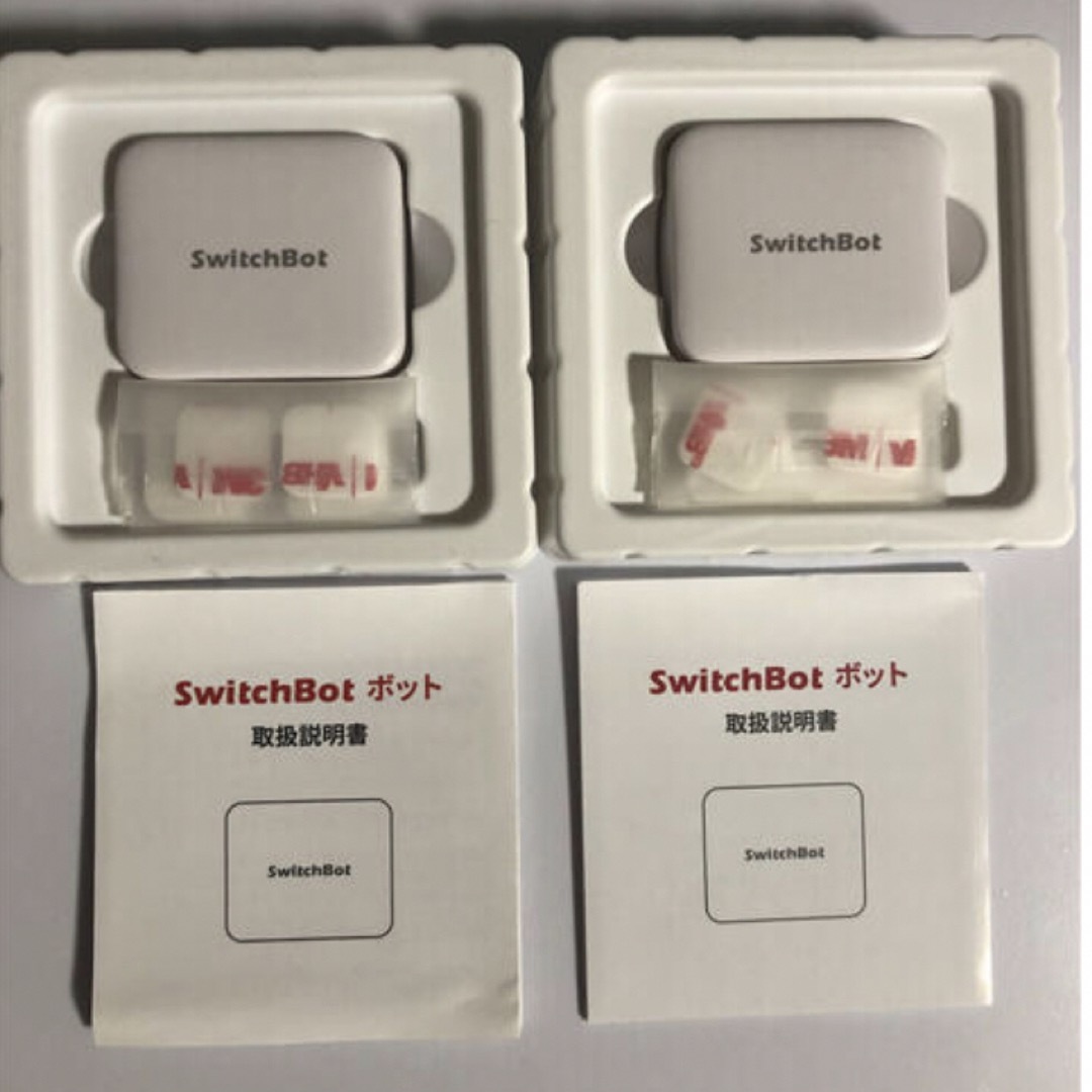 SwitchBot ボタン2個セット 白色 スマホ/家電/カメラのPC/タブレット(PC周辺機器)の商品写真