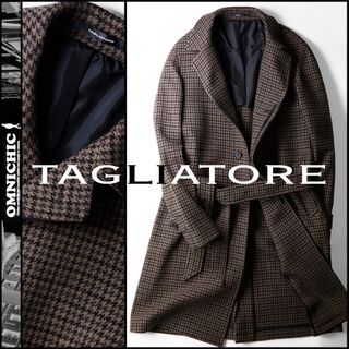 タリアトーレ(TAGLIATORE)の新品定番カシミヤ混TAGLIATOREタリアトーレウールベルテッドコート48(チェスターコート)