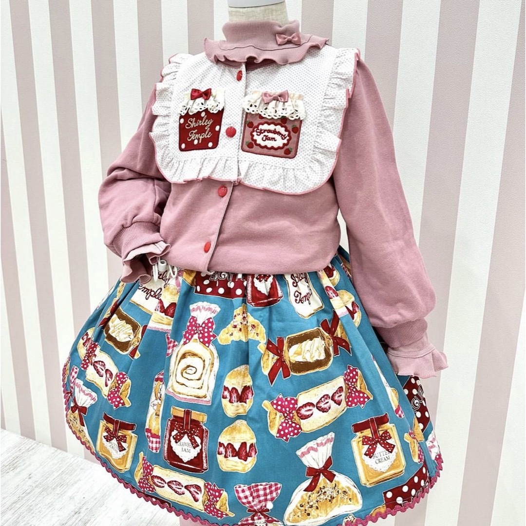 Shirley Temple(シャーリーテンプル)のシャーリーテンプル ベーカリー スカート 130 キッズ/ベビー/マタニティのキッズ服女の子用(90cm~)(スカート)の商品写真