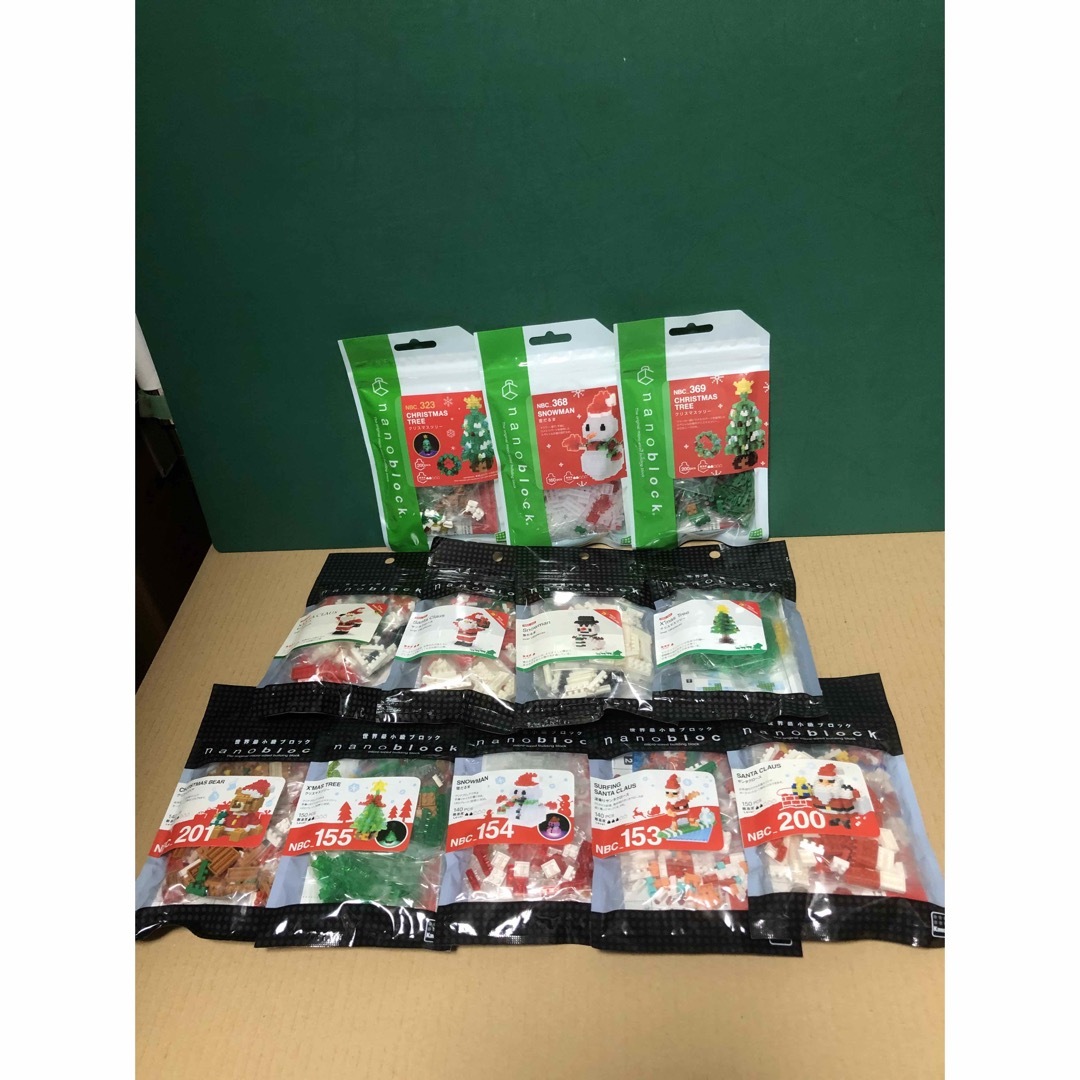 Kawada(カワダ)の#ナノブロッククリスマスコレクション62点大量出品廃盤希少レア商品多数。 エンタメ/ホビーのおもちゃ/ぬいぐるみ(キャラクターグッズ)の商品写真