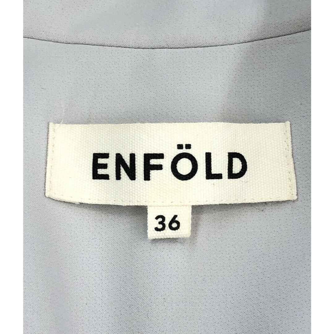 ENFOLD エンフォルド コート（その他） 36(S位) 紺x白(ストライプ)