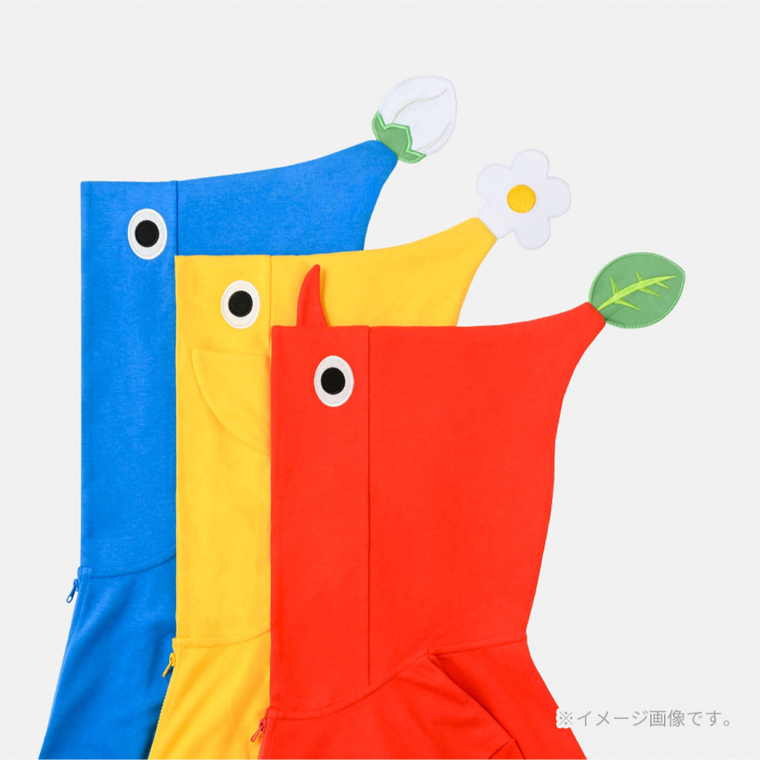 \\限定品 Sサイズ/ パーカー 黄ピクミン PIKMIN Nintendo