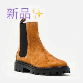 トッズ(TOD'S)のTOD'S ショートブーツ,ブーティ,サイドゴア,ローファー　38 新品✨(ブーツ)