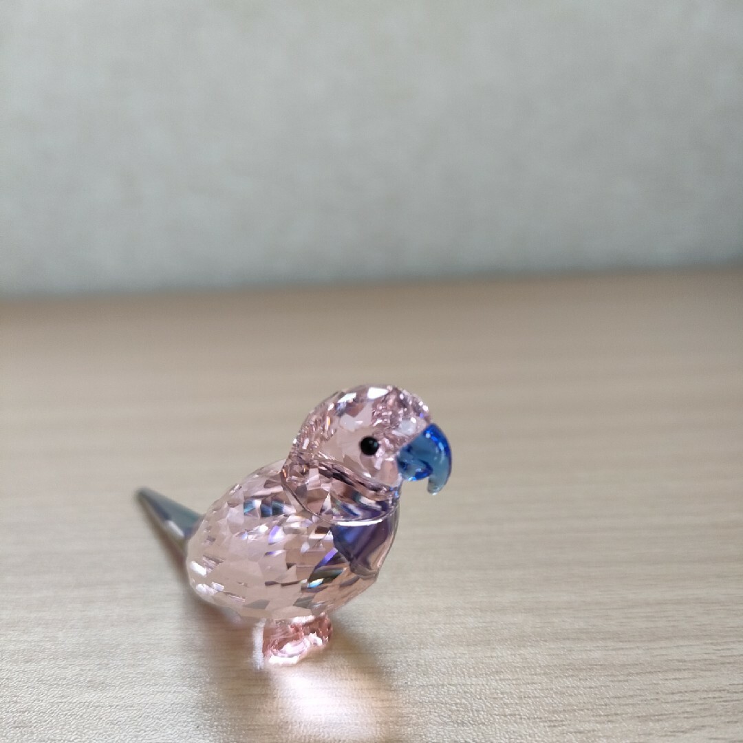 スワロフスキー　ピンク　インコ 7