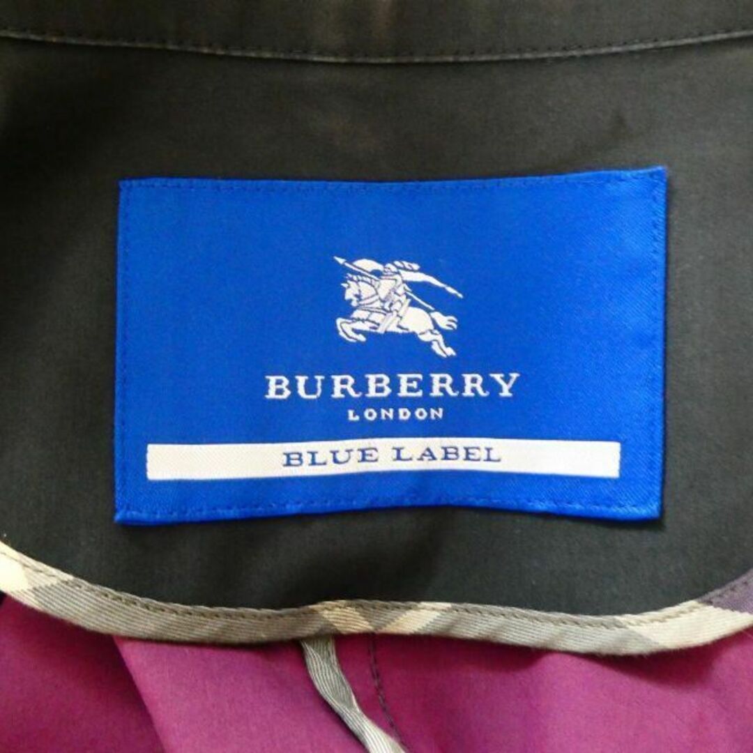 BURBERRY BLUE LABEL - 良品 BURBERRY BLUE LABEL ロング丈 ステン