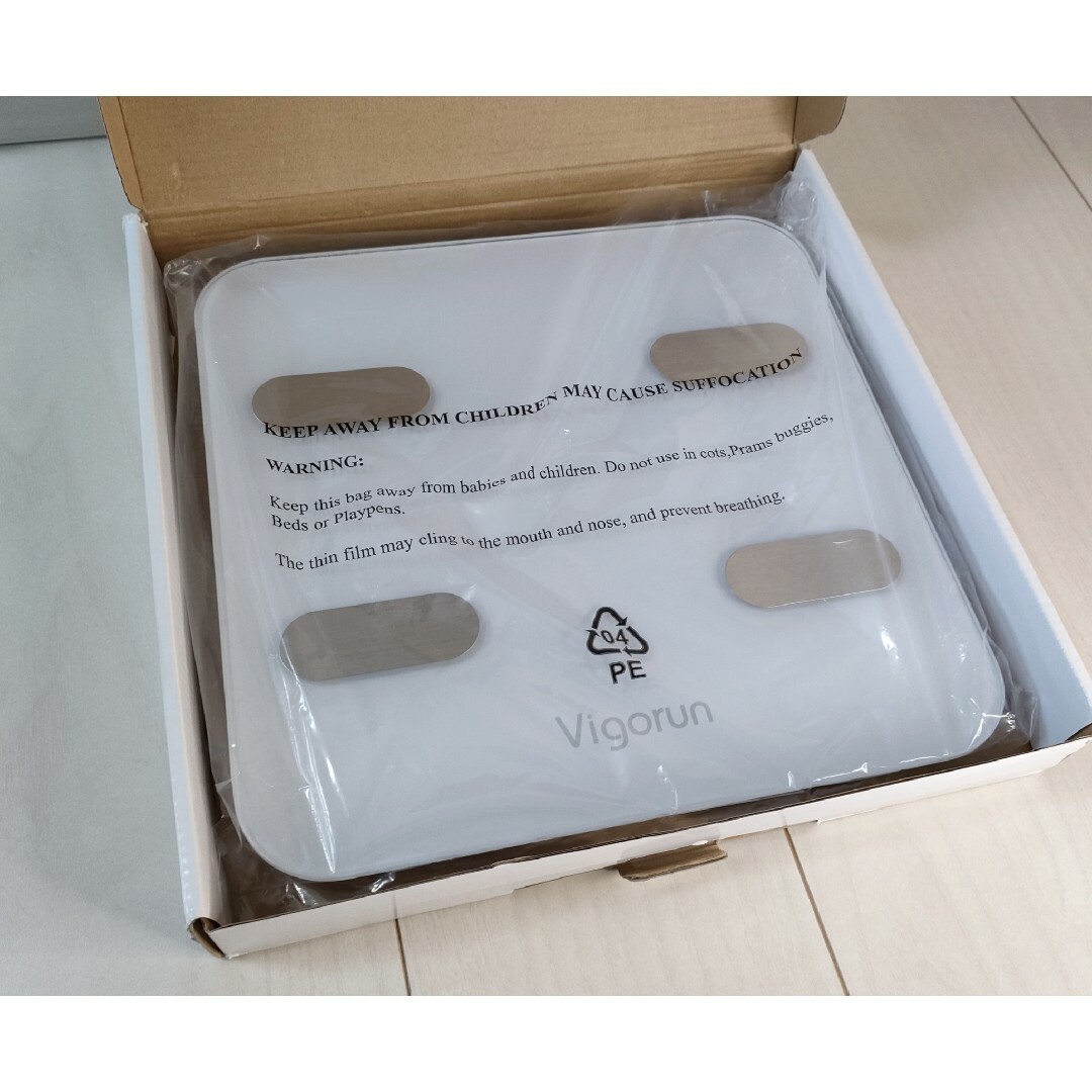 Vigorunデジタル体重計・体組成計 スマホ/家電/カメラの美容/健康(体重計/体脂肪計)の商品写真