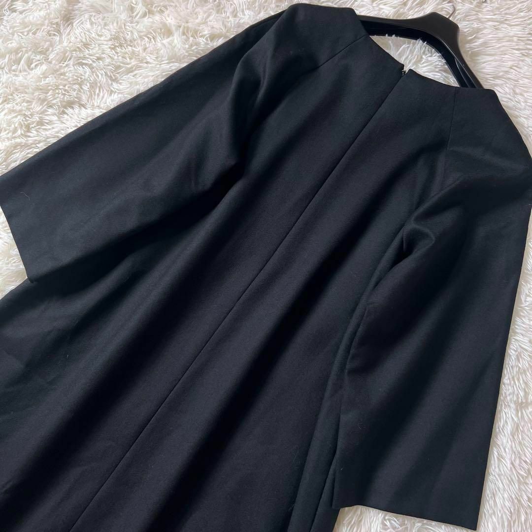 ADORE - 【美品】ADORE ライト ウール ロング ワンピース ブラック