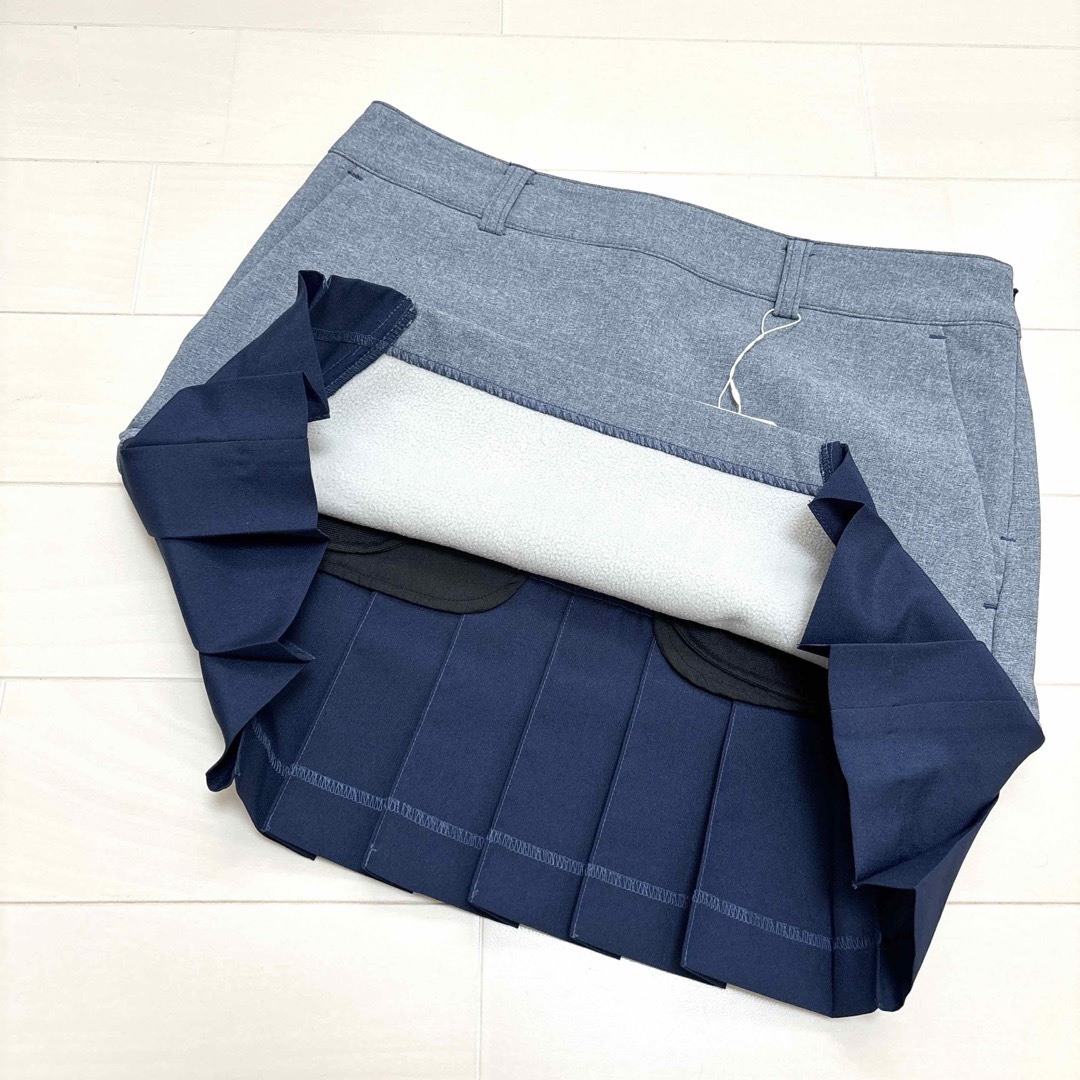 【新品・未使用品】テーラーメイド プリーツ裏起毛撥水スカート