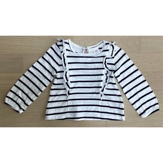 ベビーギャップ(babyGAP)のbabygap 長袖 ボーダー カットソー 90(Tシャツ/カットソー)