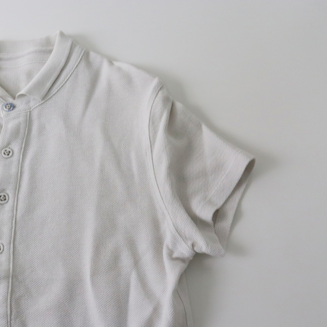 希少✨45R ポロシャツ　刺繍　ホワイト　タンクトップ