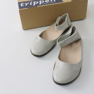 トリッペン(trippen)の美品 トリッペン trippen Tilda ティルダ ストラップシューズ 37/グレー 靴 サンダル 23.5cm～24cm【2400013517591】(その他)