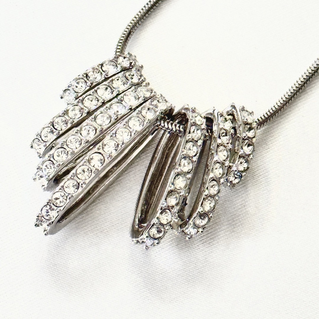 超美品】SWAROVSKI 7連 ペンダントトップ シルバーネックレス-wateer.sa